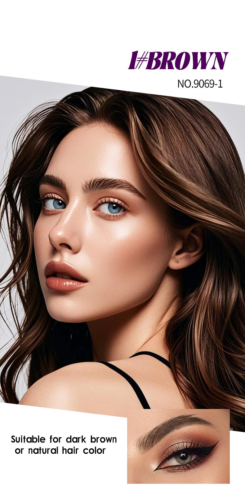 AliExpress Peel-off Eyebrow Cream Film-forming Peel-off Type Long-lasting Waterproof Sweat-proof Eyebrow Cream Packaging Makeup