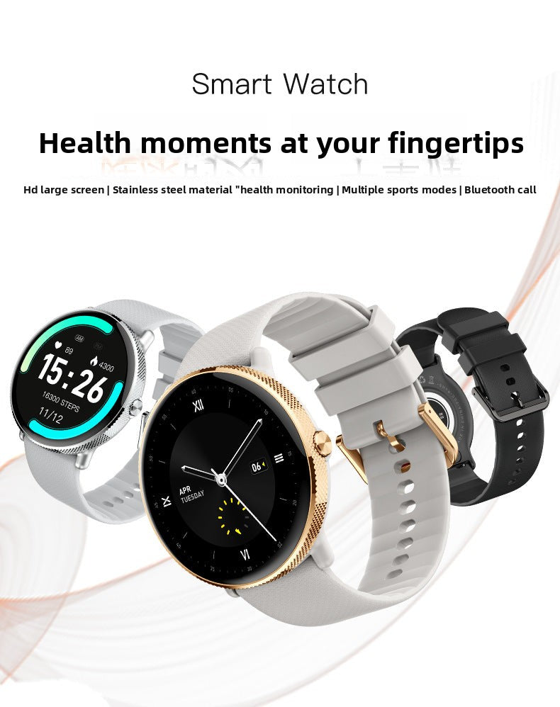 S61Smart Watch1.43inch Bluetooth call heart rate pedometer sleep monitor IP68Deep Waterproof Sports