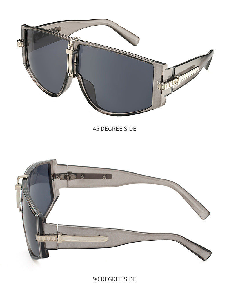 New Large Frame UV Protection Sunglasses for Women Fashionable Internet Celebrity Style Sunglasses Trendy Korean Version Glasses sunglasses