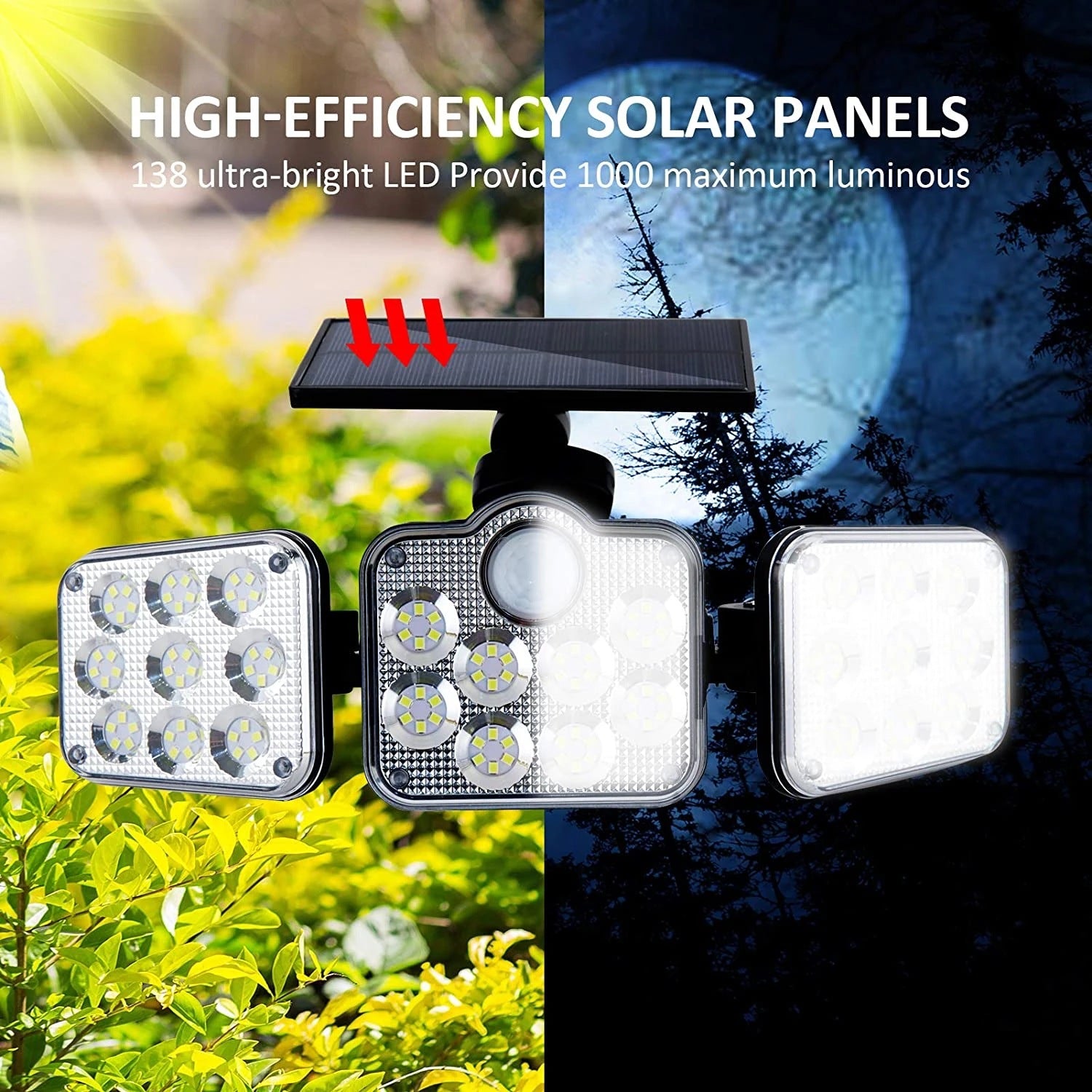 Specialized Outdoor Solar Wall Light LED Split Light Garden Light Garden Light Human Body Sensor Light Street Light