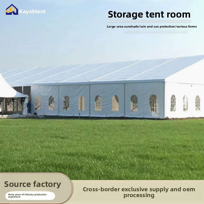 Advertising Tent Temporary Mobile Storage Tent Room Aluminum Alloy Event Tent Industrial Temporary Warehouse Tent