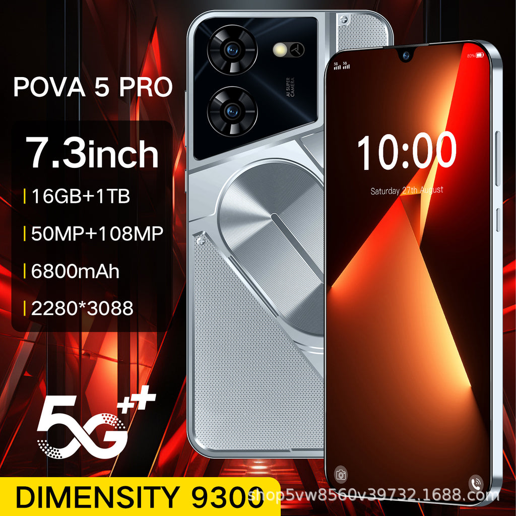 New POVA 5 PRO Mobile Phone16+1TB Large Memory All-in-One Factory Smartphone