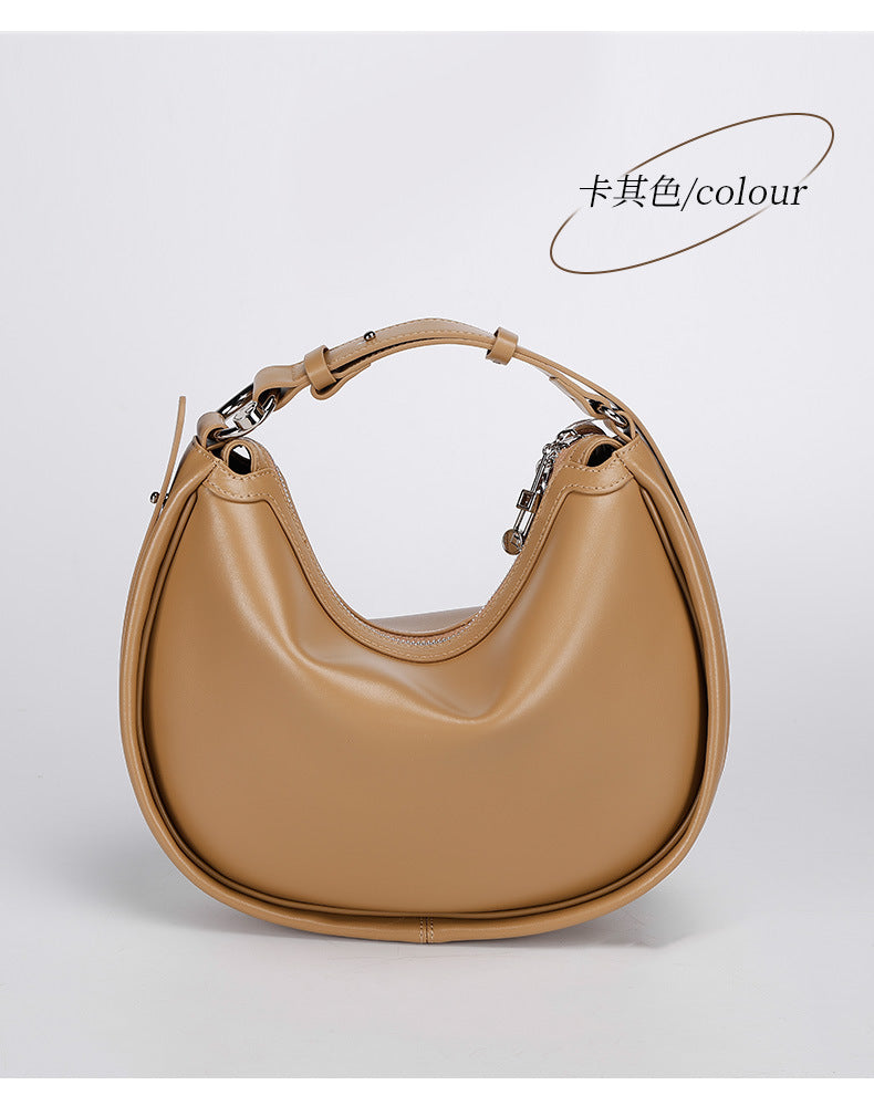 Niche Design Crescent Bag Style Underarm Bag2024New Simple Versatile Fashion Single Shoulder Crossbody Bag