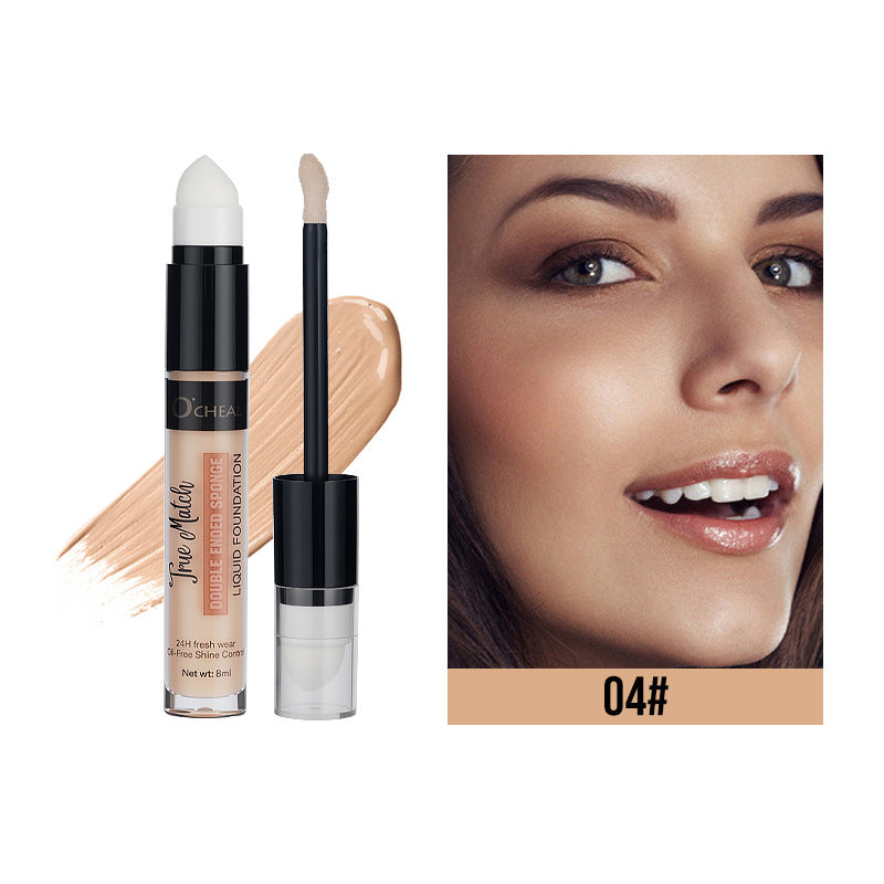 AliExpress Ouqianya Dual-Head Concealer Pen Even Skin Tone Spot Application Cover Spots Acne Marks Wholesale