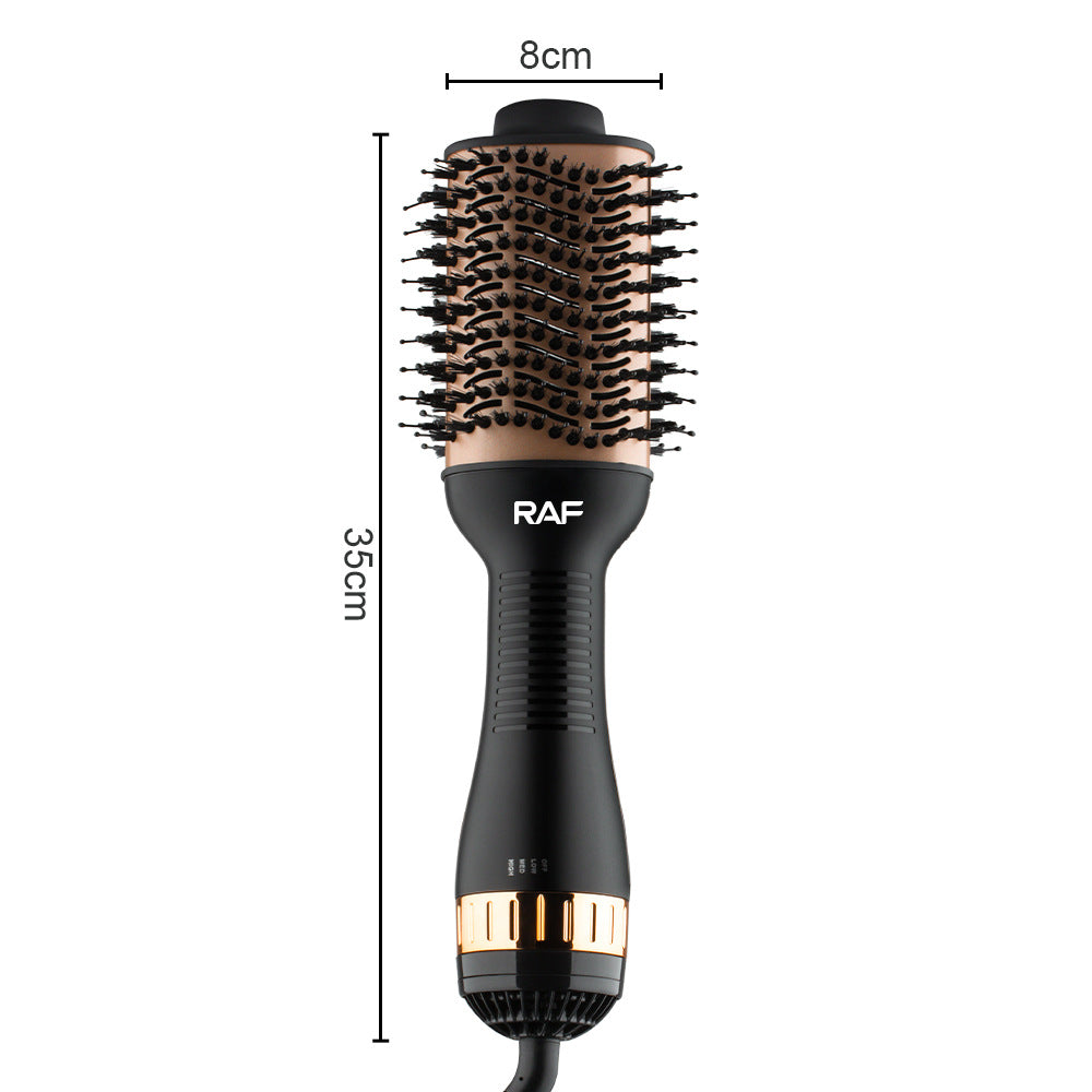RAF European Standard Curling and Straightening Dual-use Hair Styling 3-in-1 Hot Air Brush Automatic Curling Iron Electric Hair Dryer