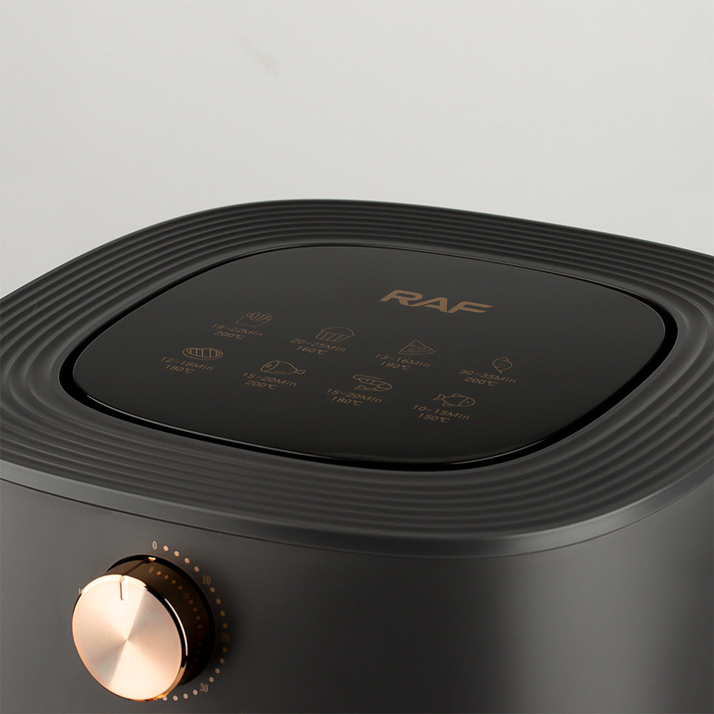 RAF European style air fryer for home use with large capacity Multifunctional Smart French Fries Visual Air Fryer 7.2L