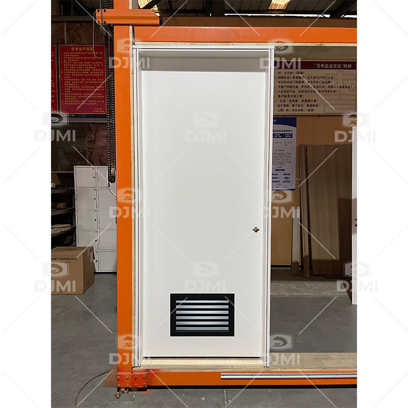 Good Quality Waterproof Wooden Door for Apartment Interior Door Frame Laminated Flush Door With Louver