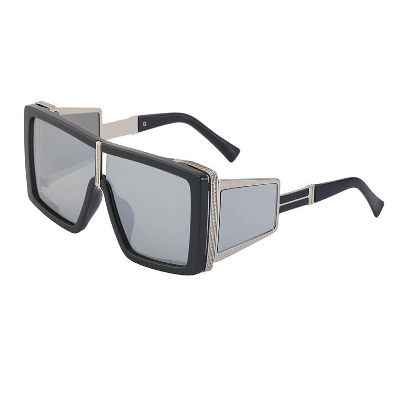 New Steampunk Style Sun Protection Sunglasses for Women, Full Coverage, Men's Trendy European and American Wholesale