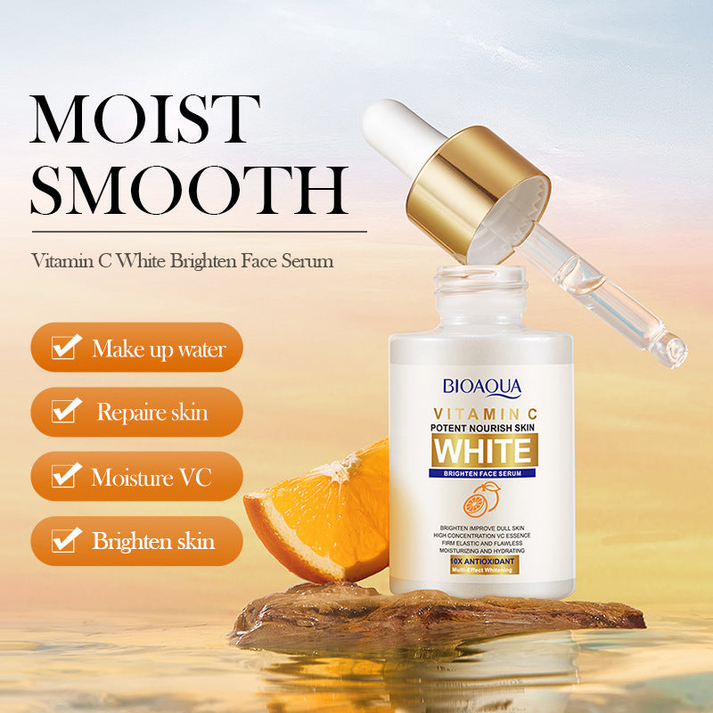 All English Vitamins C Whitening Skin Care Set BIOAOUA Cleansing and Moisturizing Five-Piece Set  Wholesale