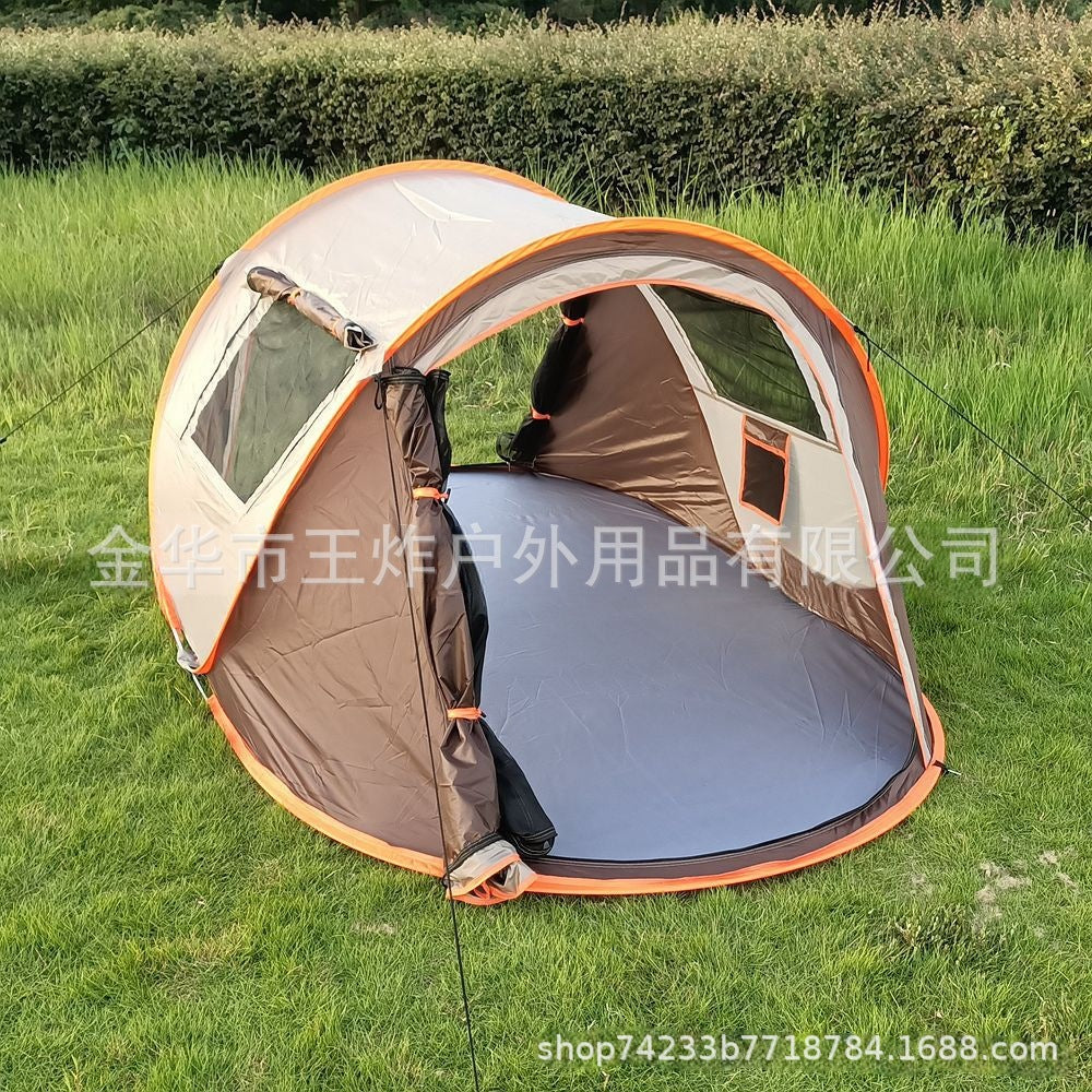 Hot-Selling Fully Automatic Hand-Pull Quick-Open Tent Travel Tent Camping Windproof Rainproof Sunproof Tent