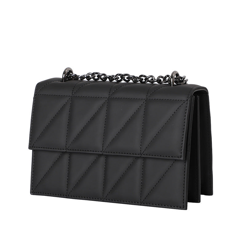 Summer New Korean Style Trendy Fashion Diamond Small Square Bag Niche Versatile Crossbody Bag Stylish Fashionable Single Shoulder Women's Bag