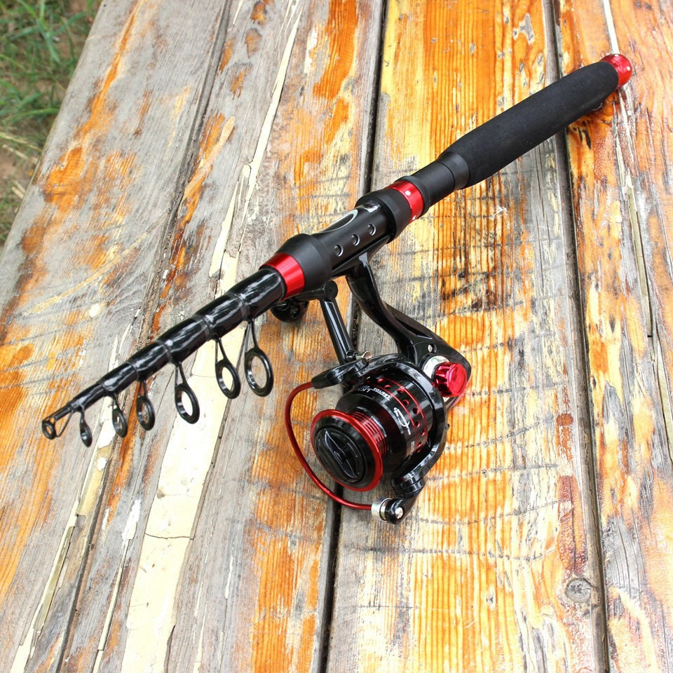 Ultra-short Portable European Carp Fishing Set Fishing Gear Combination European and American Popular Fishing Rod Can Be Used FBA