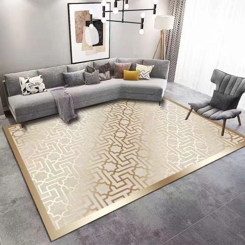 Living Room Bedroom Carpet Stain Resistant Wash-Free Easy Care Bedside Rug Sofa Coffee Table Large Area Carpet Manufacturer Wholesale