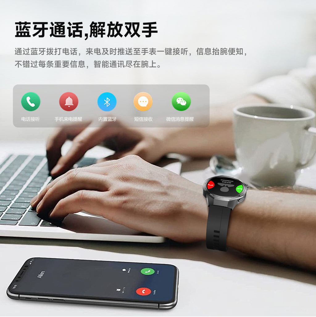 Watch5 Max Smart Watch1.52inch Bluetooth Call, Heart Rate Monitor, Pedometer, Sleep Monitoring, Waterproof, Shockproof, Dustproof Sports