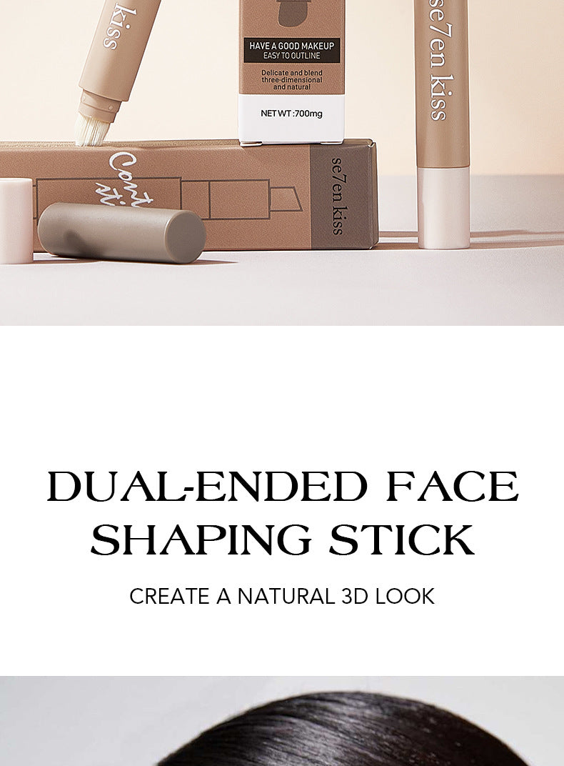 se7en kiss Highlight Contour Liquid Dual-Ended Nose Shadow Pen Integrated Concealer Liquid Stick Version
