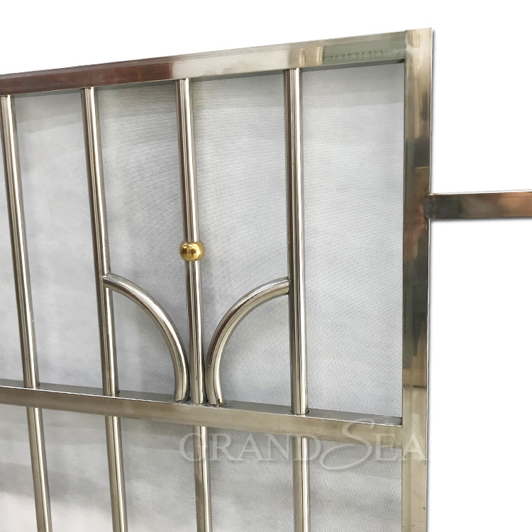 Factory Price Steel Burglar Bars Aluminium windows Security Iron Window Grill Net Design