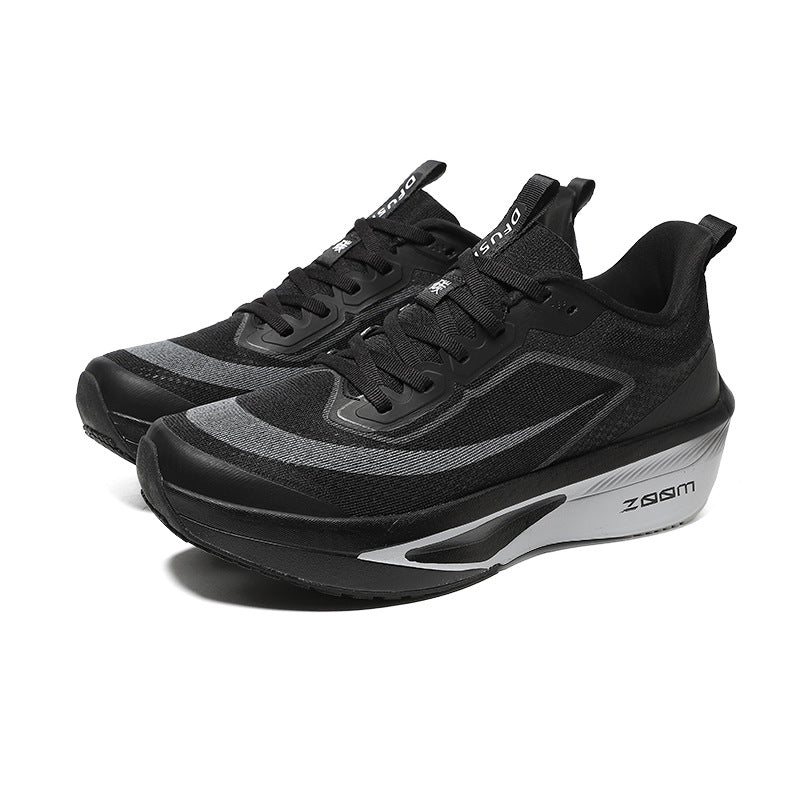 2025Plus Size Sports Shoes Racing Training Carbon Plate Sports Shoes Lightweight Men and Women Autumn Running Shoes
