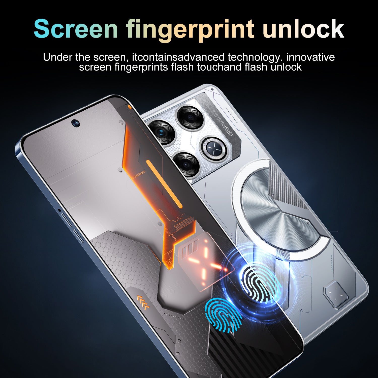 Platform Hot Sale GT20 Pro Intelligence5G Mobile Phone7.31-inch Screen Android16+1T Factory Price for Mobile Phones