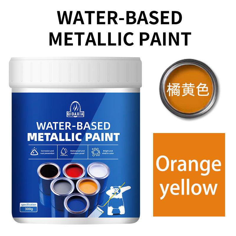 Qixia Water-Based Metal Paint Rust-Free Conversion Color Steel Tile Renovation Rust Fixing Water-Based Metal Paint