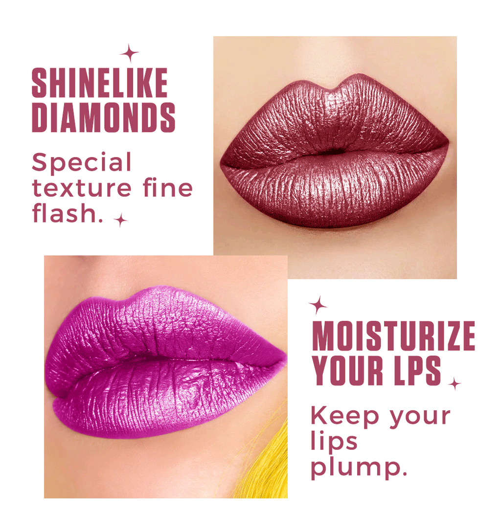 Hot-selling Magnetic Metal Pearl Lipstick Moisturizing Waterproof Non-stick Cup Long-lasting Colorfast Makeup Lipstick