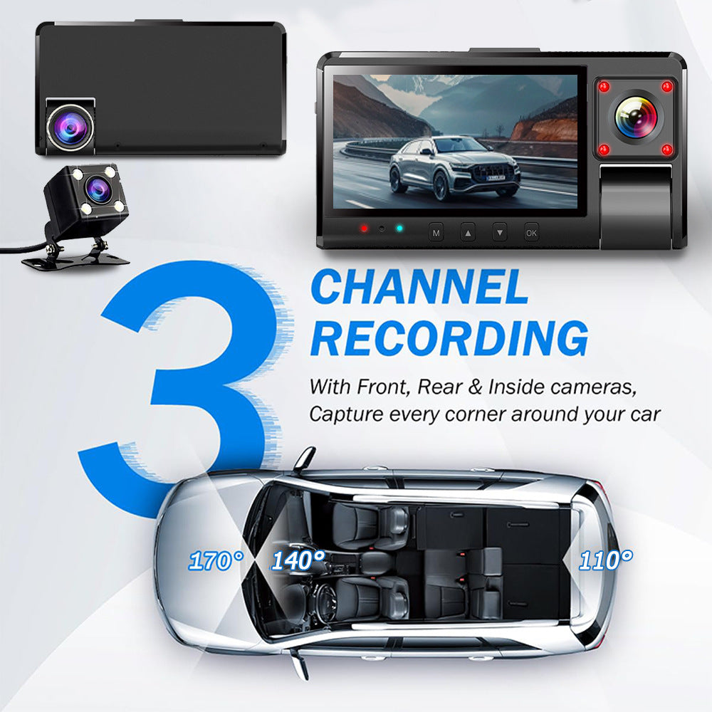 Sanlu Driving Recorder New Model3Touchscreen WIFI Vehicle-Mounted Surveillance Night Vision1080P Hd Camera