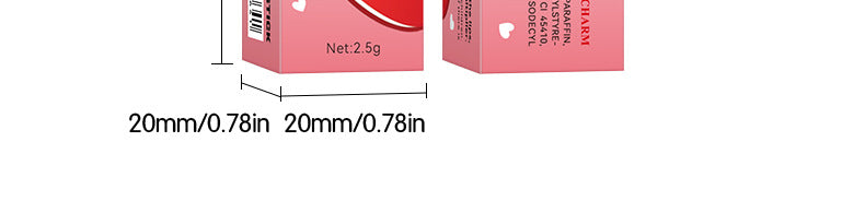 Fruit Filled Temperature Changing Lip Balm SADOER Hydrating Moisturizing Temperature Changing Lip Balm for Foreign Trade