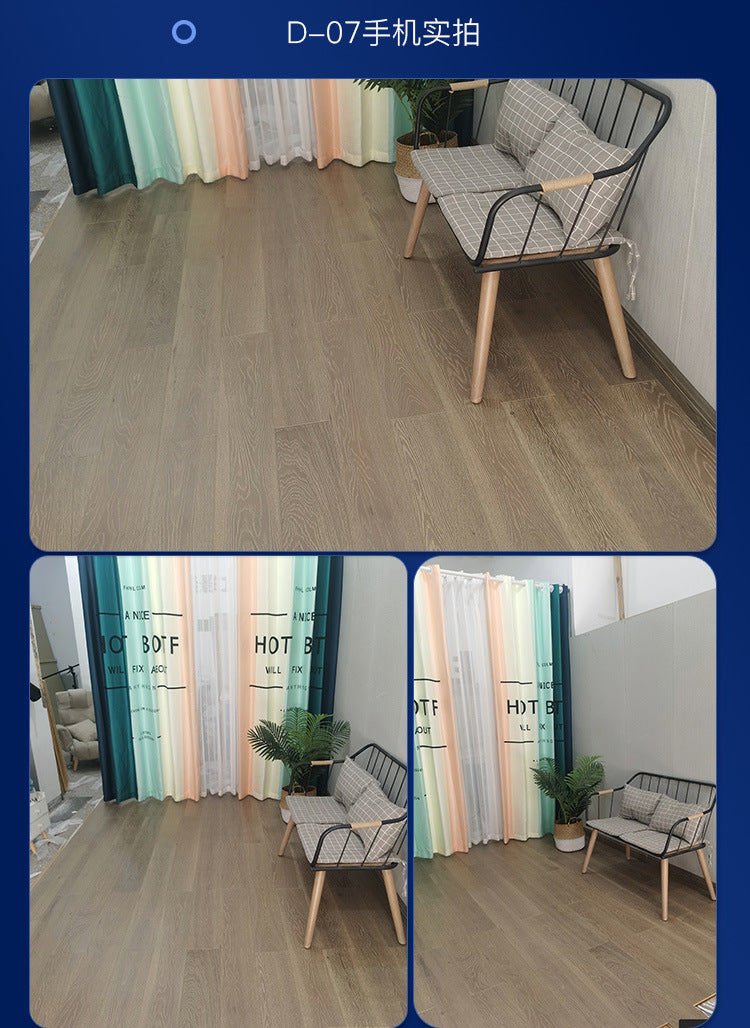 In stock wholesale Door-to-Door Installation Oak Multi-layer Small Knot Locking Solid Wood Flooring Eco-friendly Underfloor Heating Composite Flooring