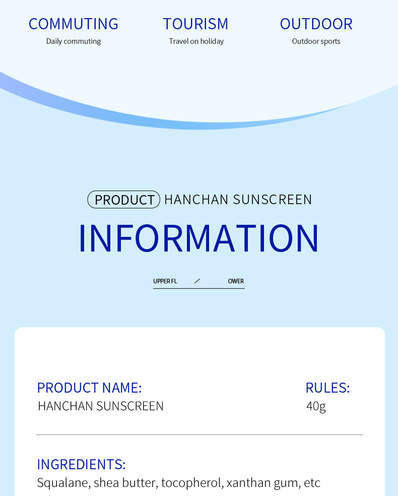 Sunscreen SADOER Protective Isolation SPF50+ Lightweight, Moisturizing, Clear Cross-Border Wholesale