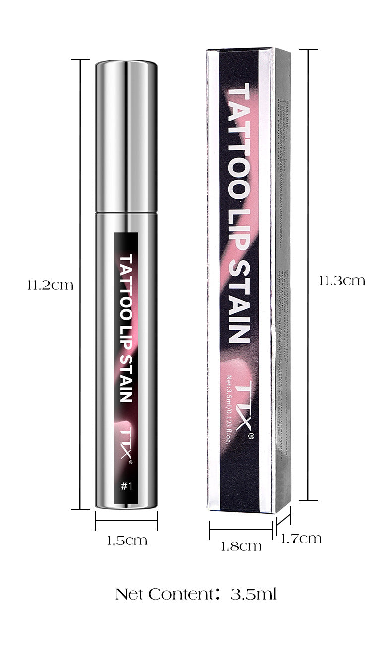 Tear-off Lip Gloss Velvet Matte Non-fading Non-stick Cup Tear-off Lip Color Version Labelable