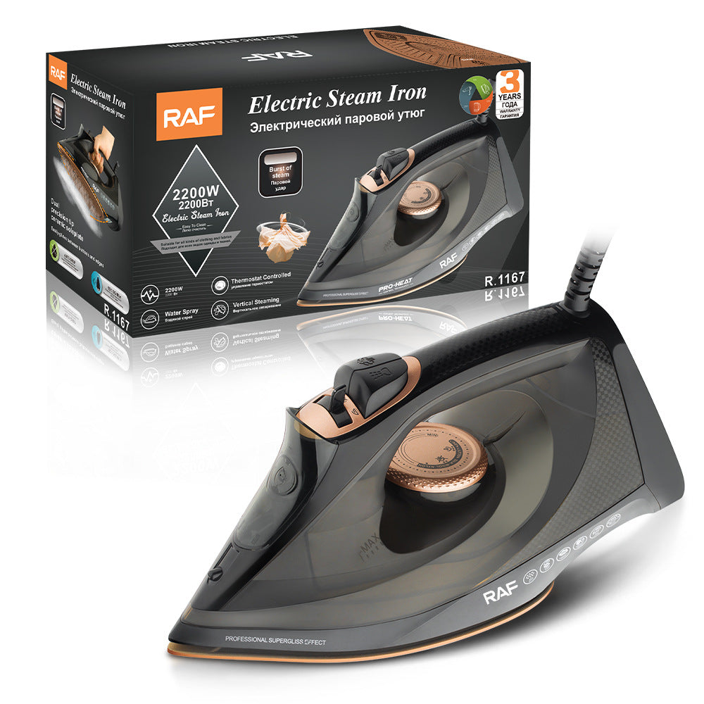 RAF European Standard New Ceramic Floor Electric Iron2200w Hot-selling Iron Electric Iron R.1167