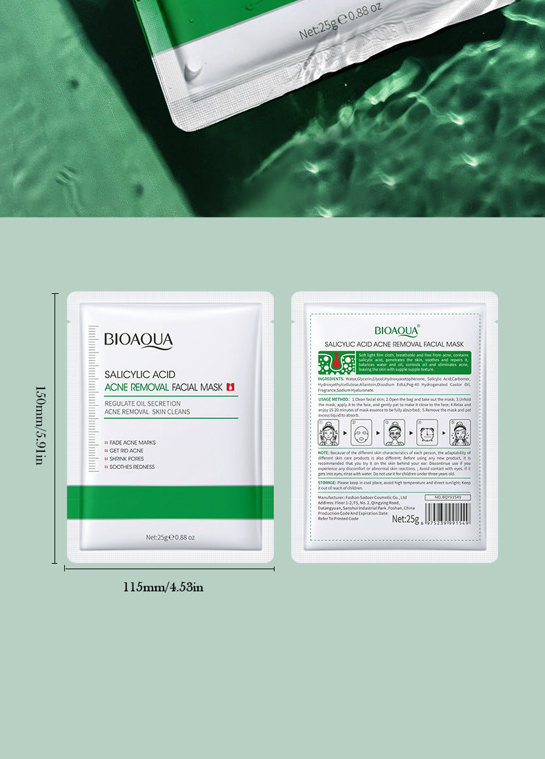 Salicylic Acid Series  BIOAOUA Pore Minimizing and Acne-Removing Mask   Factory Direct Sales