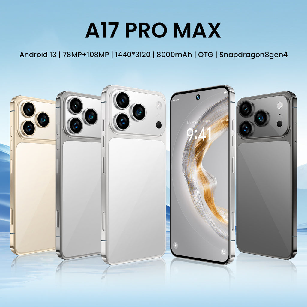 Popular A17 Pro Max Android7.3Inch Smart5G Mobile Phone16+1T Source Factory AliExpress TK