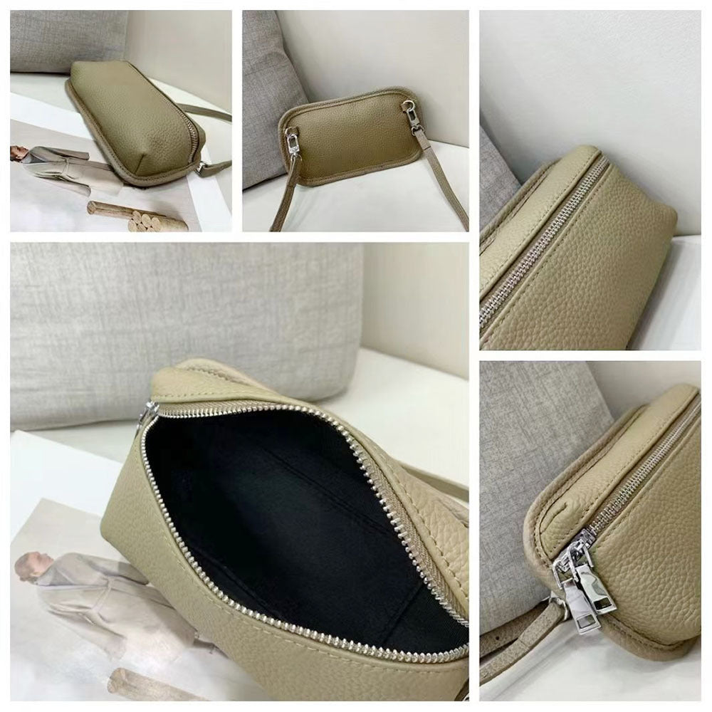 Compact and Exquisite Phone Bag for Women2025New Lightweight Simple Chest Bag Fashionable Portable Mini Crossbody Bag Small Bag