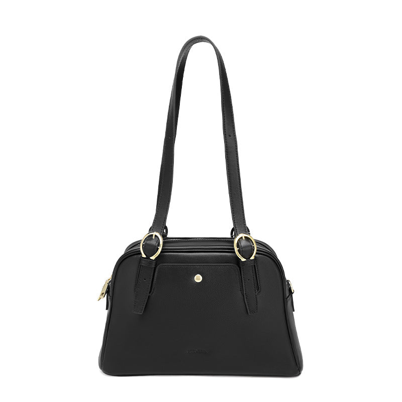 European and American Fashion Women's Bag Large Capacity Handheld Small Square Bag Simple Shoulder Underarm Bag Women's Niche Versatile Crossbody Bag