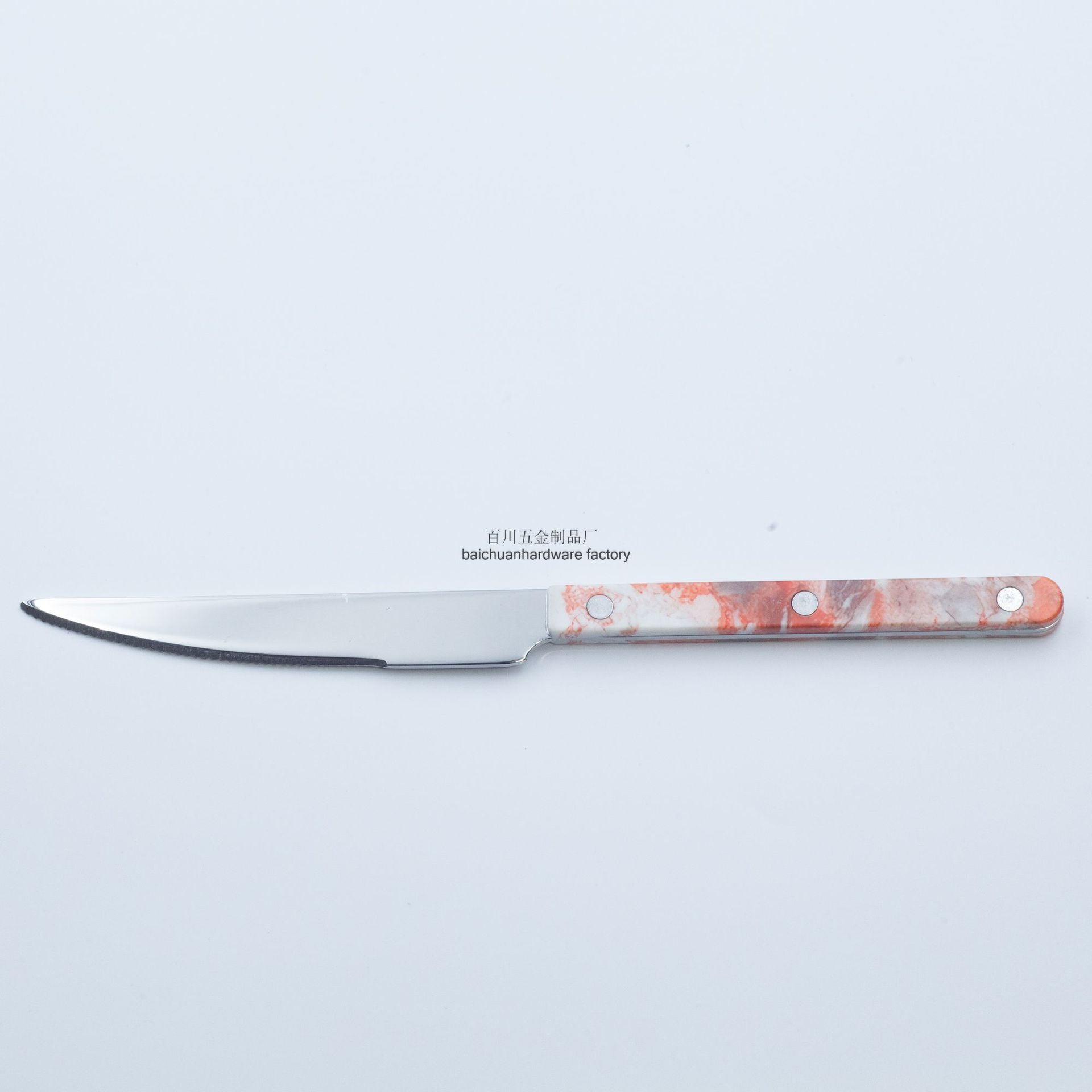 Marble Handle Western Tableware Set ABS Butter Fork Spoon Clip Handle Cheese Knife Dessert Chopsticks Spoon Fork