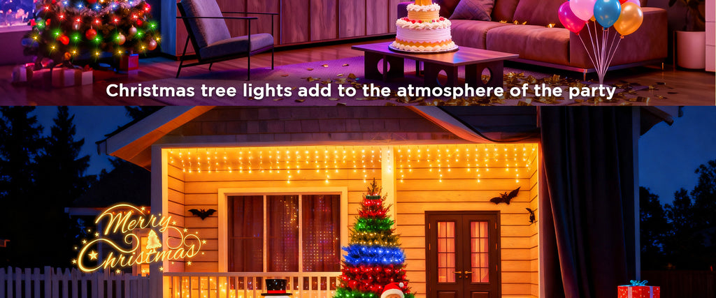 Christmas Tree Lights Christmas Garden Decoration Lights Colorful Lights String Lights Waterfall Tree Hanging Lights Christmas Bestsellers