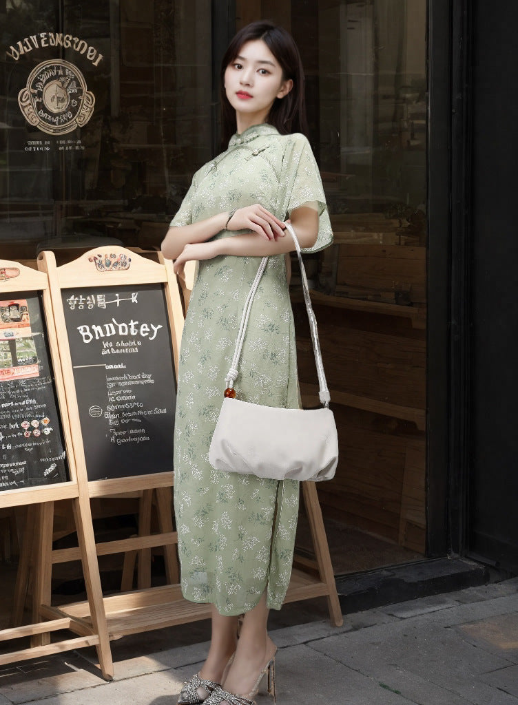 New Chinese Style Pleated Cloud Dumpling Bag Versatile Design Single Shoulder Women's Bag Textured Fashion Crossbody Women's Bag