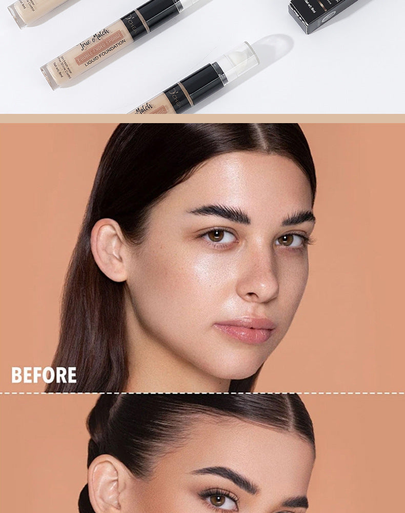 AliExpress Ouqianya Dual-Head Concealer Pen Even Skin Tone Spot Application Cover Spots Acne Marks Wholesale