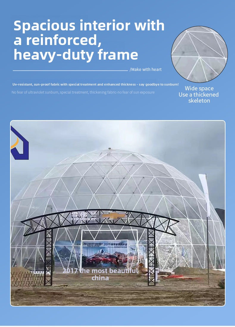 Internet Celebrity Star Hotel Spherical Tent Unique Bubble House Vacation Scenic Spot Homestay Tent Event Display Tent