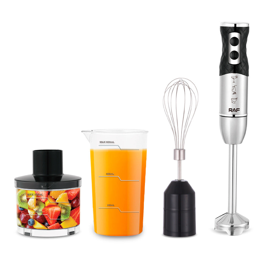 RAF EU Standard Portable Handheld Electric Stainless Steel Cooking Stick Stirrer Household Food Mixer3008