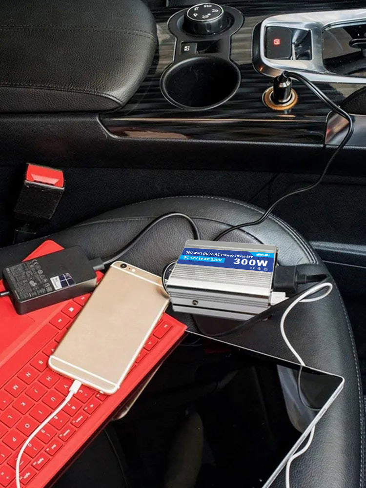 Motorcycle and Car Accessories150W Car Converter Inverter Car Inverter Power Supply DC12V Transfer Communication220V