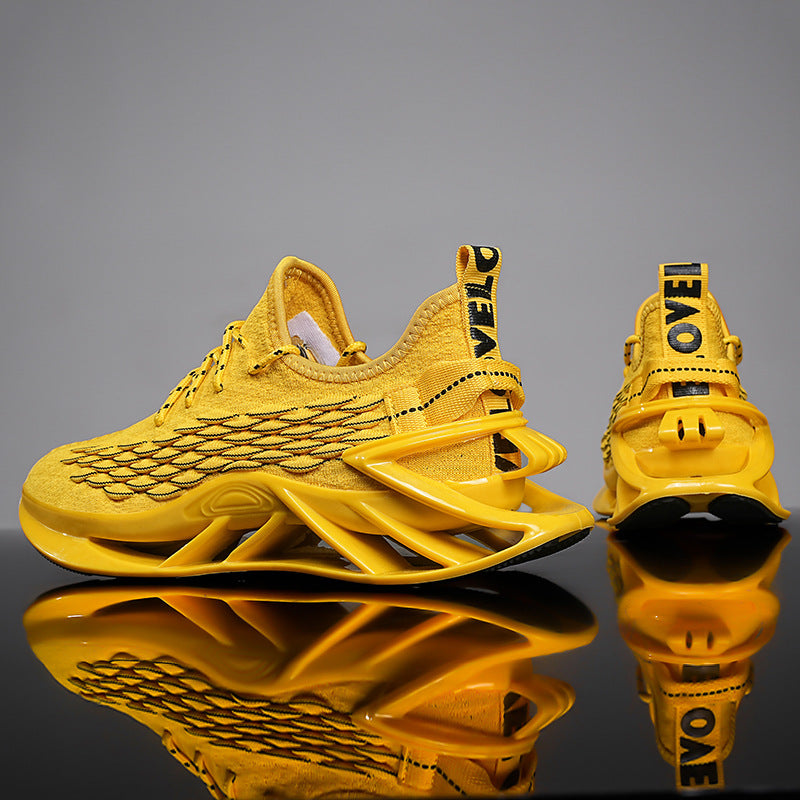 2025Spring and Summer New Large Size Men's Sports Running Shoes Versatile Student Blade Shoes Casual Trendy Shoes for Men