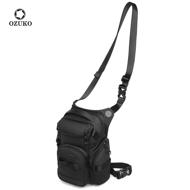 Tactical Cycling Leg Bag Motorcycle Waist Bag Men's Waterproof Multifunctional Motorcycle Crossbody Shoulder Bag Outdoor Sports Bag