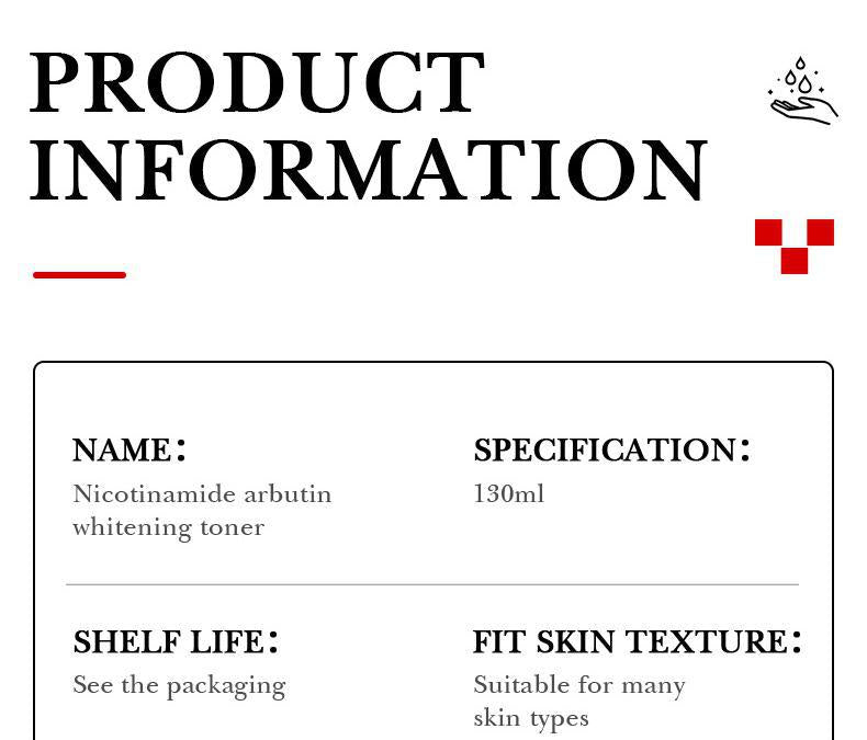 Niacinamide Arbutin Set SADOER Whitening, hydrating, and moisturizing skincare products  wholesale