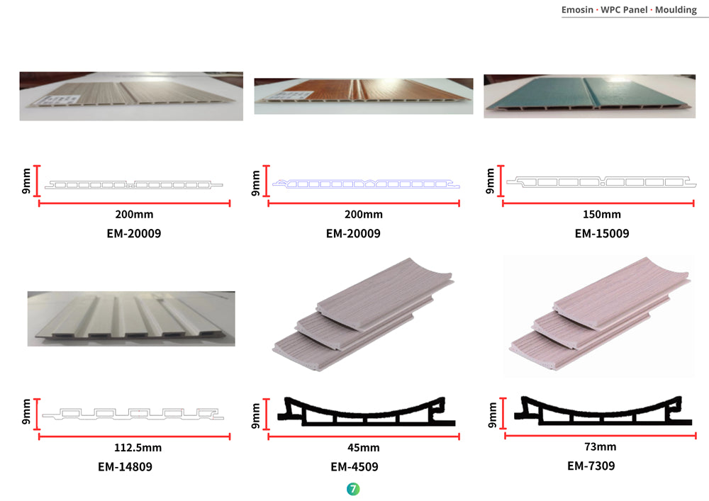 Indoor Outdoor Integrated Wood Plastic Waterproof Fluted Pvc Cladding Wpc Ceiling Panels for Interior Exterior