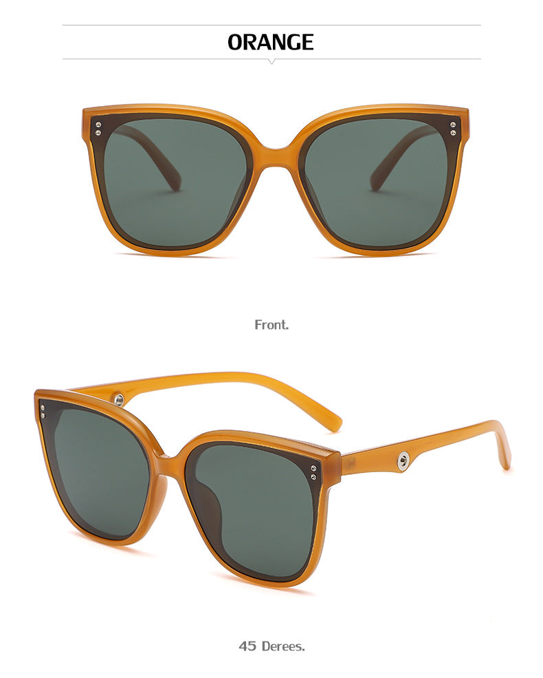 gm Same Style Korean Fashion TR90Polarized Sunglasses for Men and Women Anti-glare Square Frame Sunglasses Wholesale