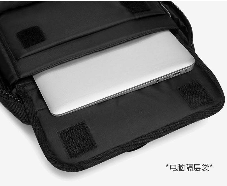 Korean Style Backpack Trendy Brand Laptop School Bag Lightweight Large Capacity Water-Resistant Commuter Bag for Middle and High School Students and College Students