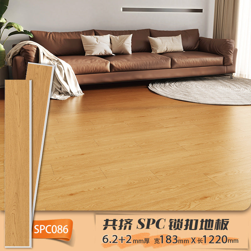 Anti-Slip Waterproof Fireproof Locking Eco-Friendly Flooring Commercial Project spc Stone Plastic Locking Type PVC Stone Crystal Flooring