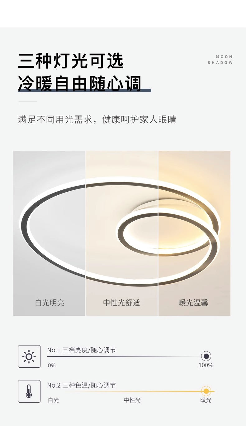 Minimalist Modern Creative Personality Art Lamp Bedroom Study Dining Room Bedroom Lighting Nordic Internet Celebrity Iron Art Ceiling Lamp