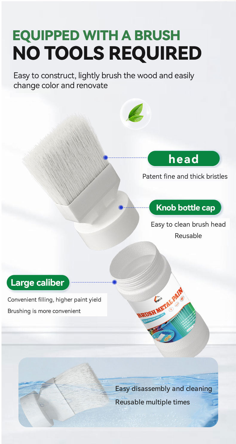 Wooden Brush Paint Solid Wood Cabinet Table Chair Water-Based Coating Door Window Furniture Renovation Color Change Latex Paint Oil Paint